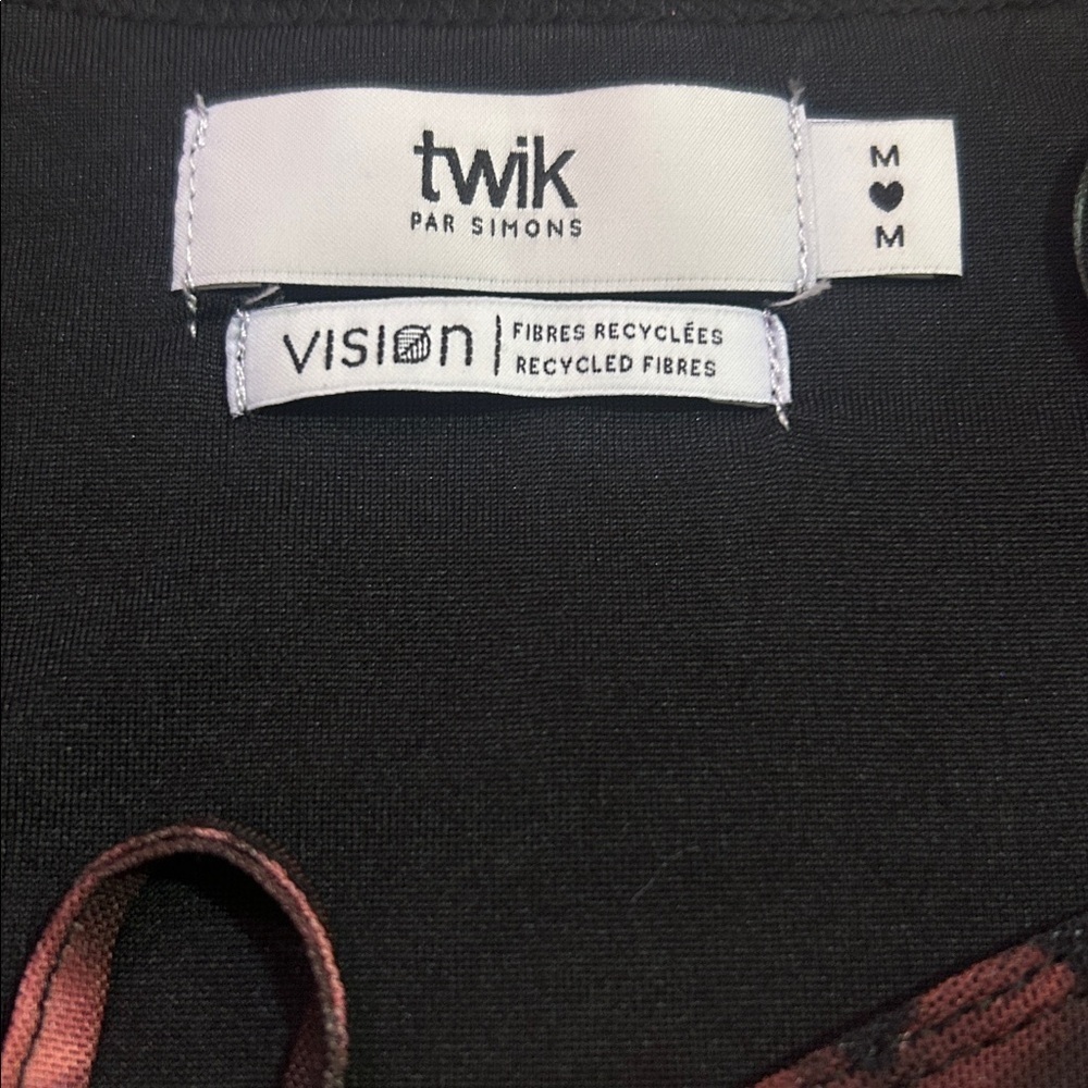 Whimsigoth Twik Black and Pink romantic Floral Mesh sleeves Tie Up Crop Top - Picture 5 of 8